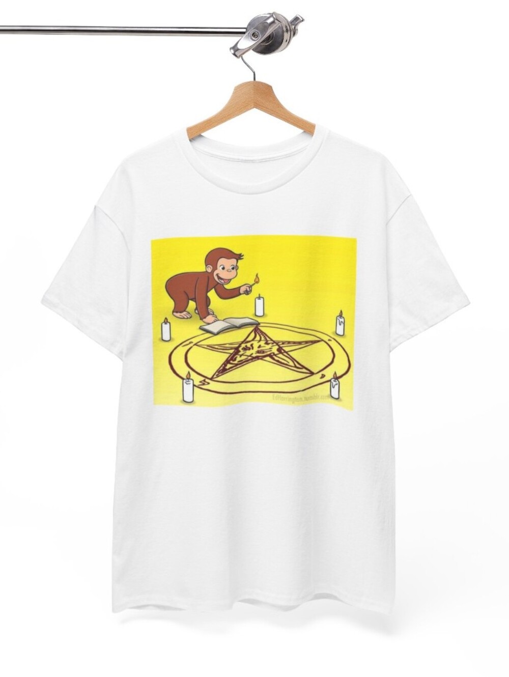 Curious George Pentagram Print